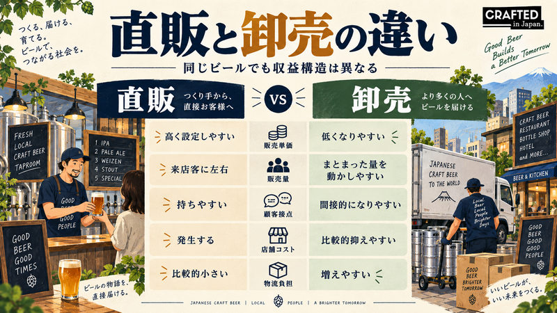 直販と卸売りの違い